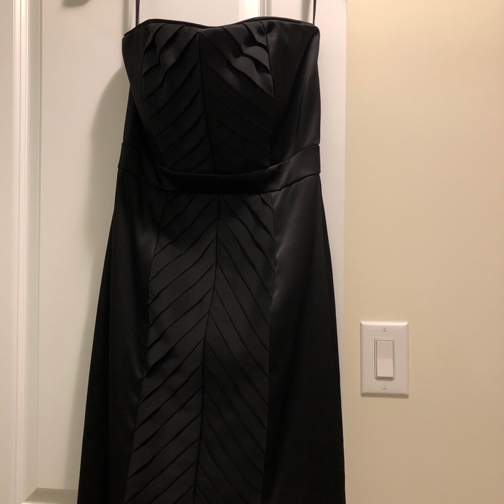 BCBG strapless black dress